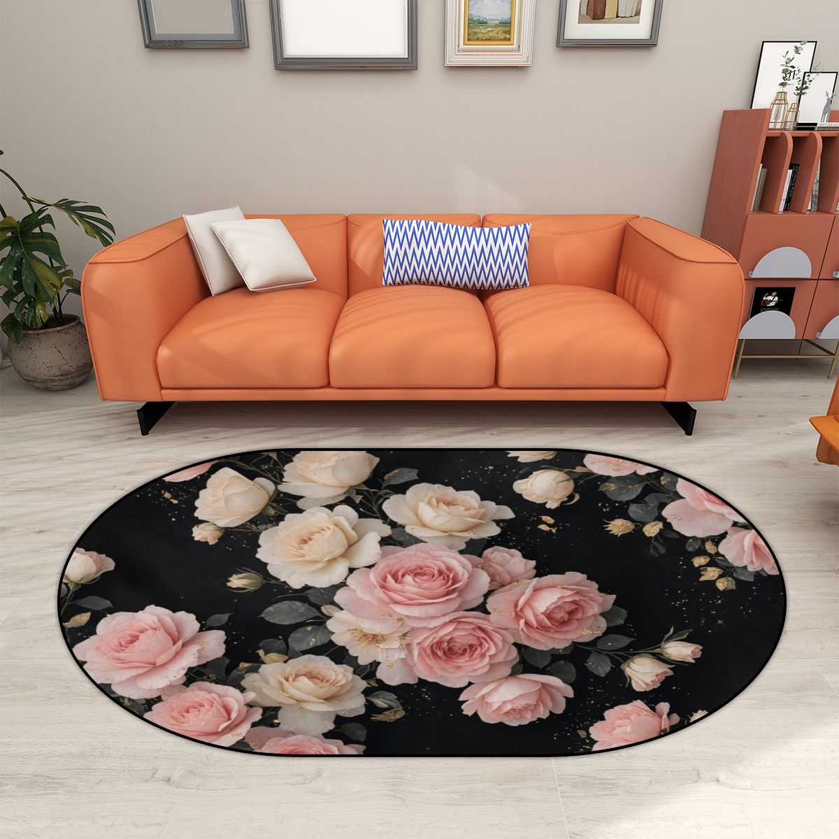 Roze Kaskada — Round rug
