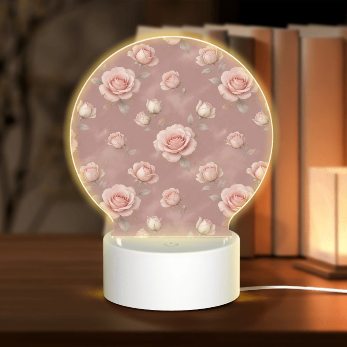 Roze Blush — Lampka nocna