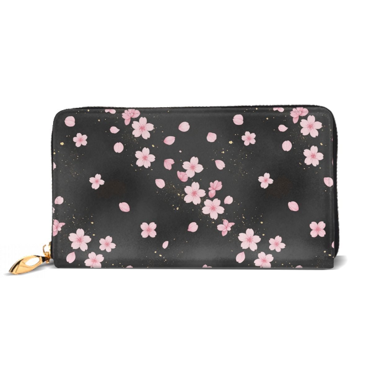 Horizontal Leather Long Clutch Wallet 06sakuradustaop