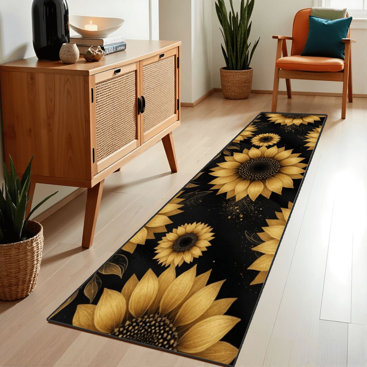 Runner Rug 24"x72" 22slonecznikigoldaop