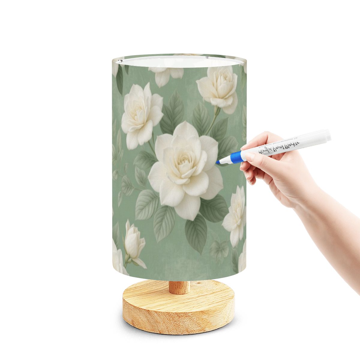 Gardenie Sage — Lampa stołowa do malowania