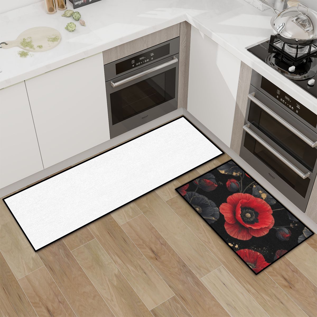 Maki — Kitchen rug set