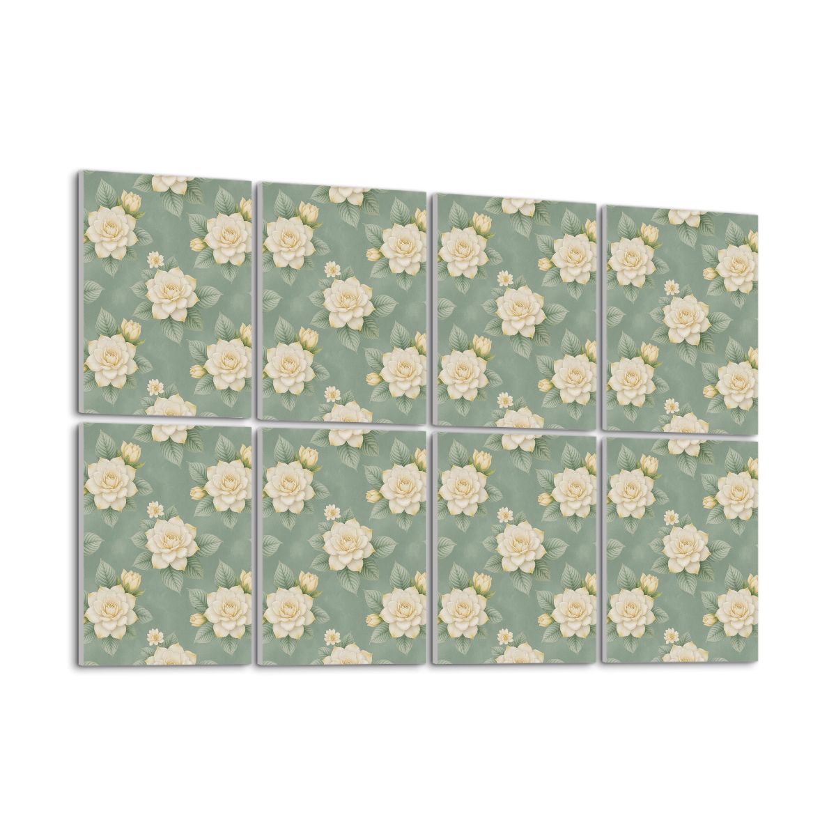 8 Panels Sound Absorbing Wall Art 43gardeniev2aop