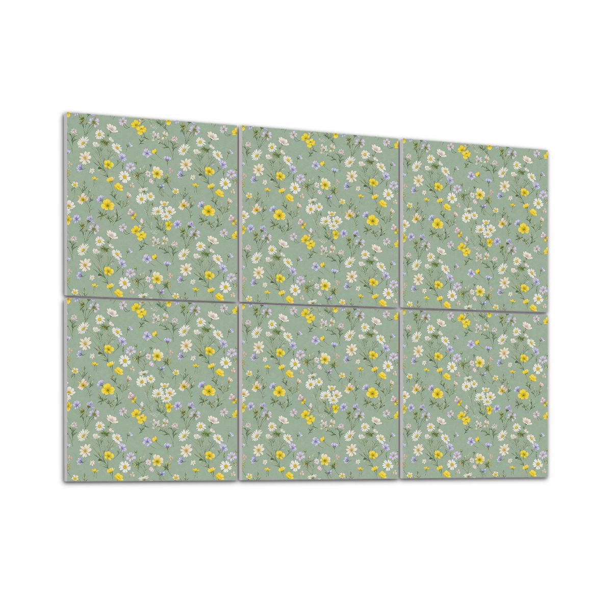 6 Panels Sound Absorbing Wall Art 49lackav2aop
