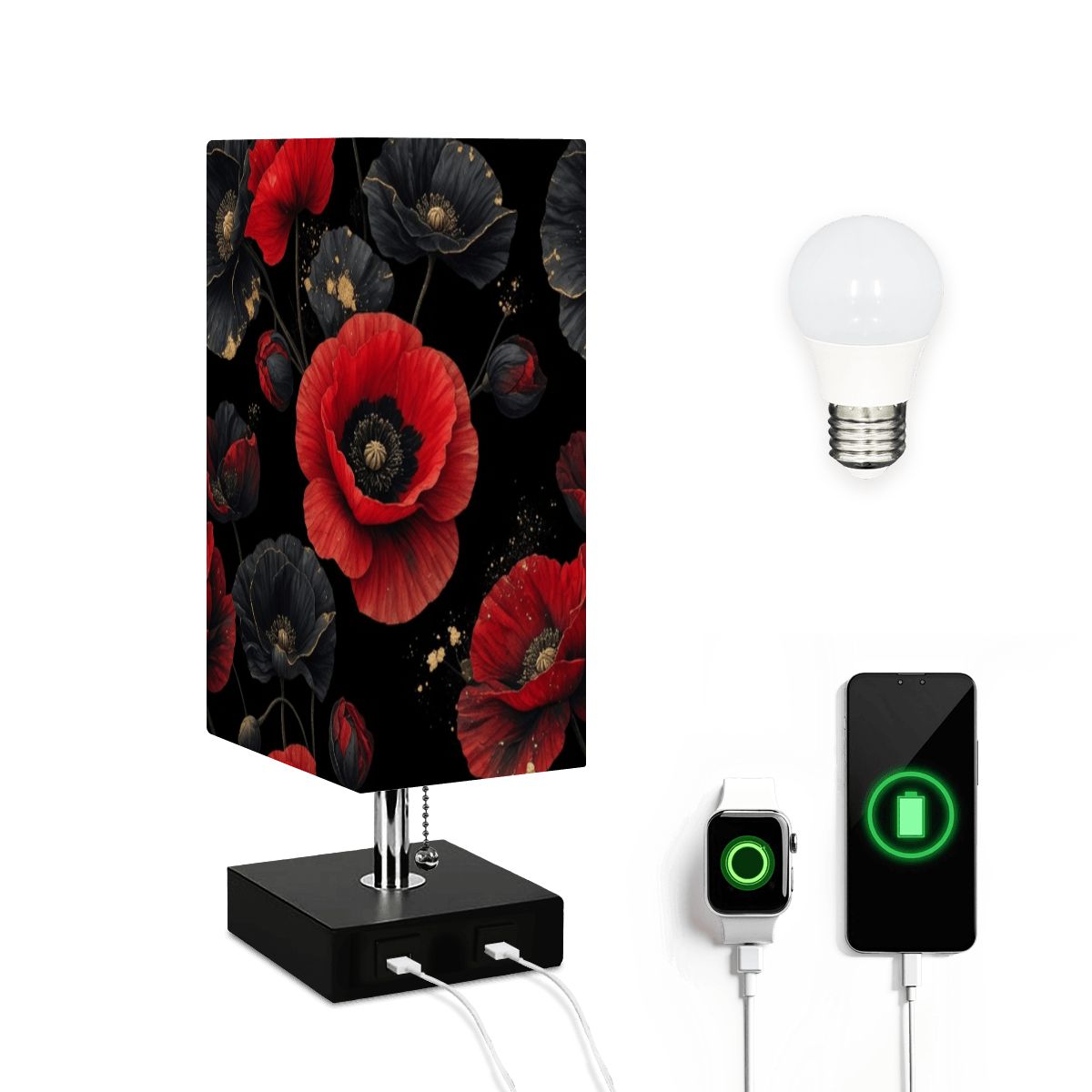 Maki — Lampa stołowa kwadratowa