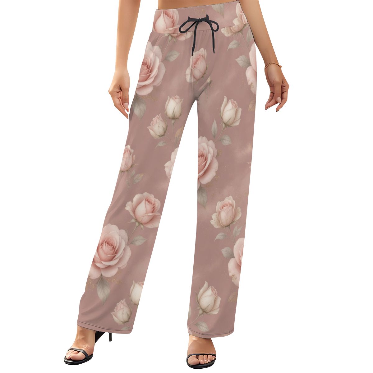Wide Leg Pants Woman 02rozeblushaop