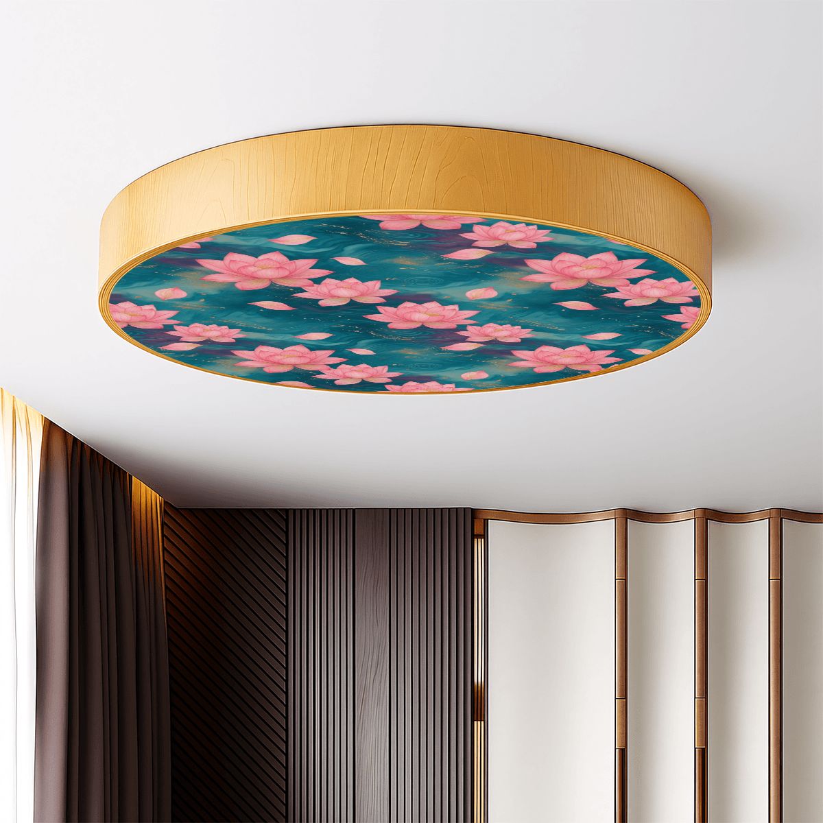 Lotosy Teal — Ceiling lamp