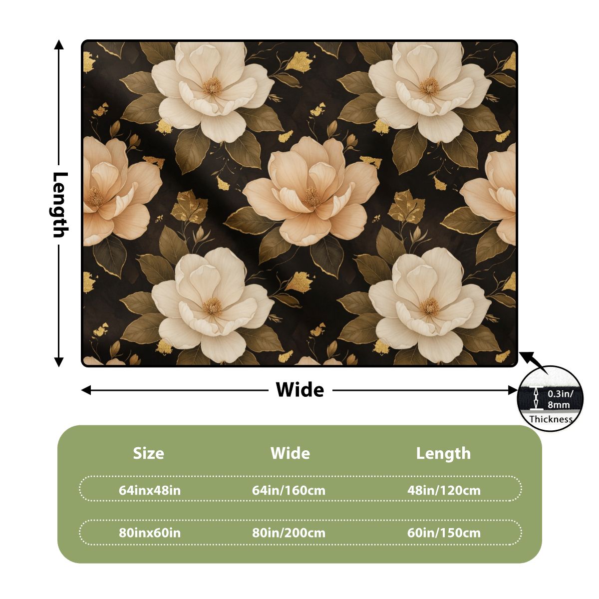 Magnolie Luxe — Teppich