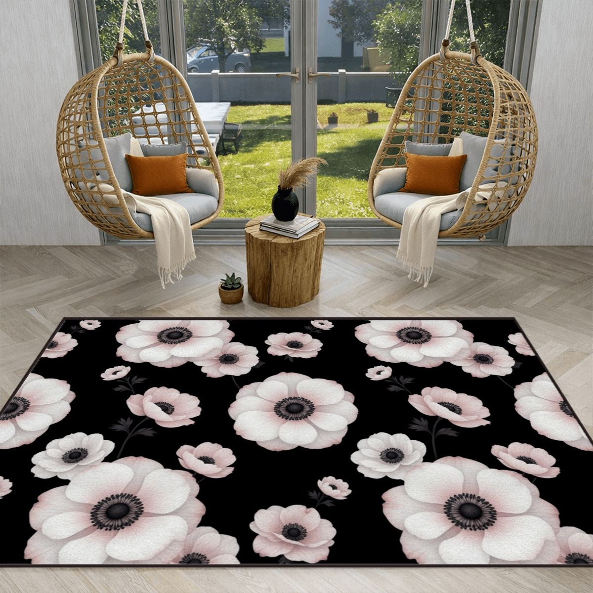 Anemony Noir — Large area rug