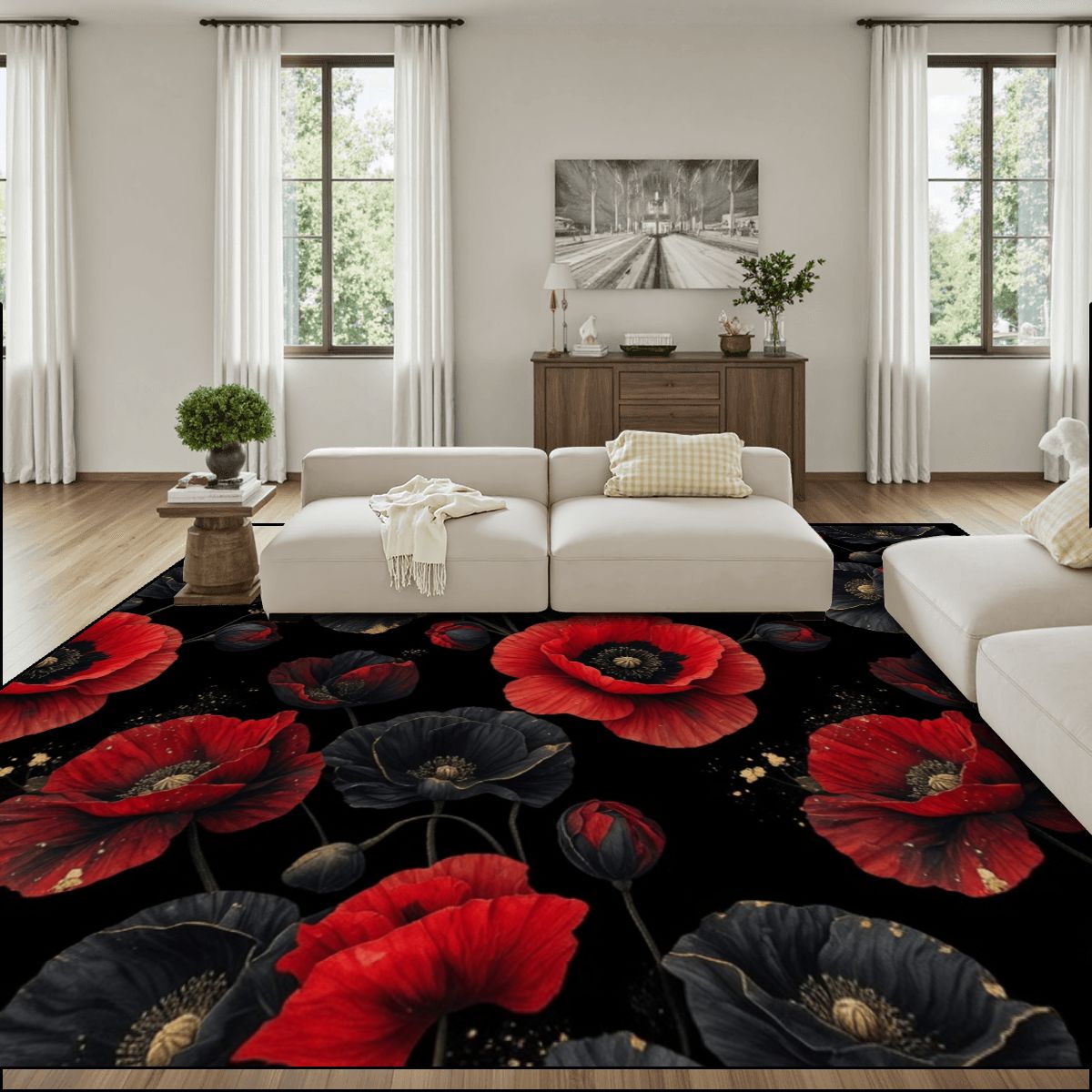 Large Area Rug Floor Carpet (4:3) 42makiv2aop