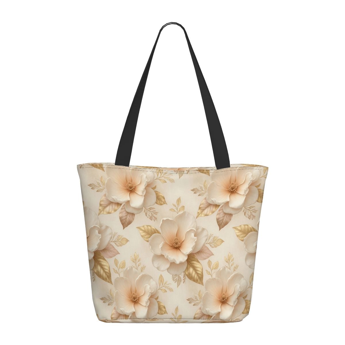 Women Shopping Bags (MultiSided Design) 04magnoliechampagneaop
