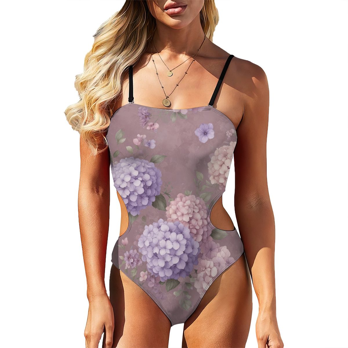 Hortensje Lawenda Ao — Swimwear
