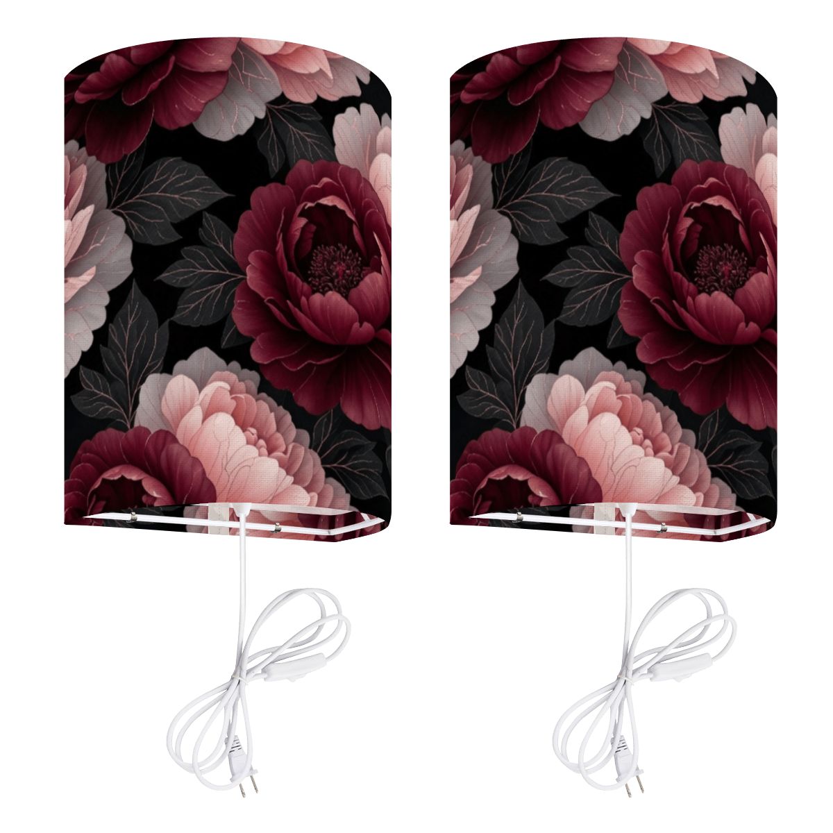 Plugin Wall Sconces Set of Two 26peoniegardenv2aop