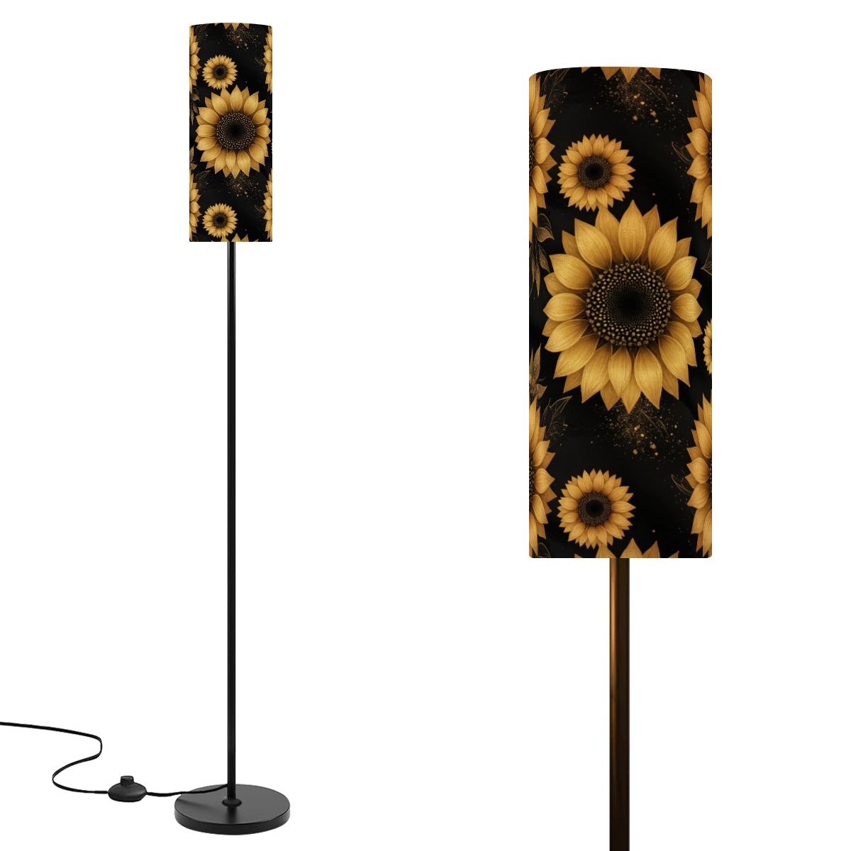 Sloneczniki Gold — Lampa podłogowa
