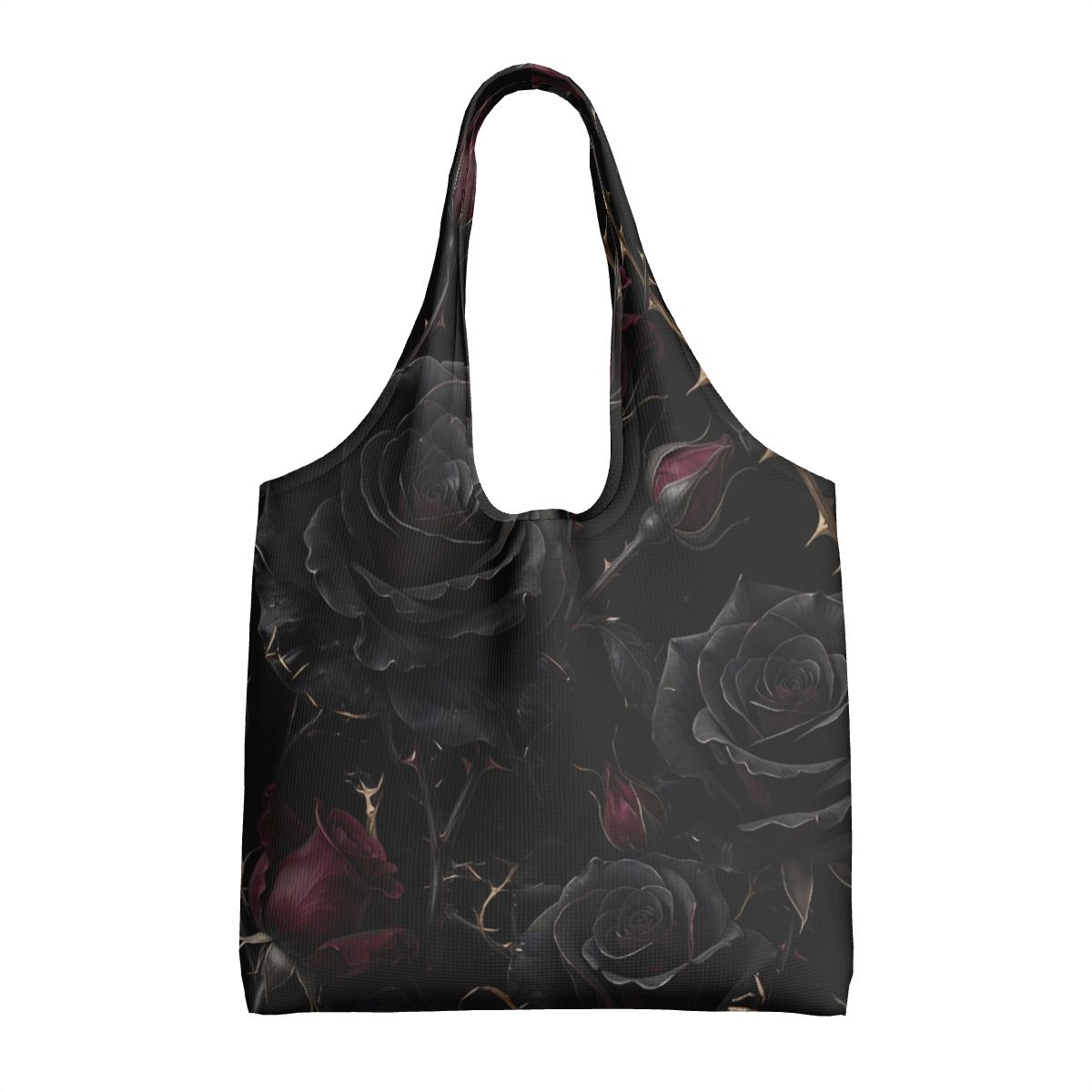 Noir Rose — Canvas tote