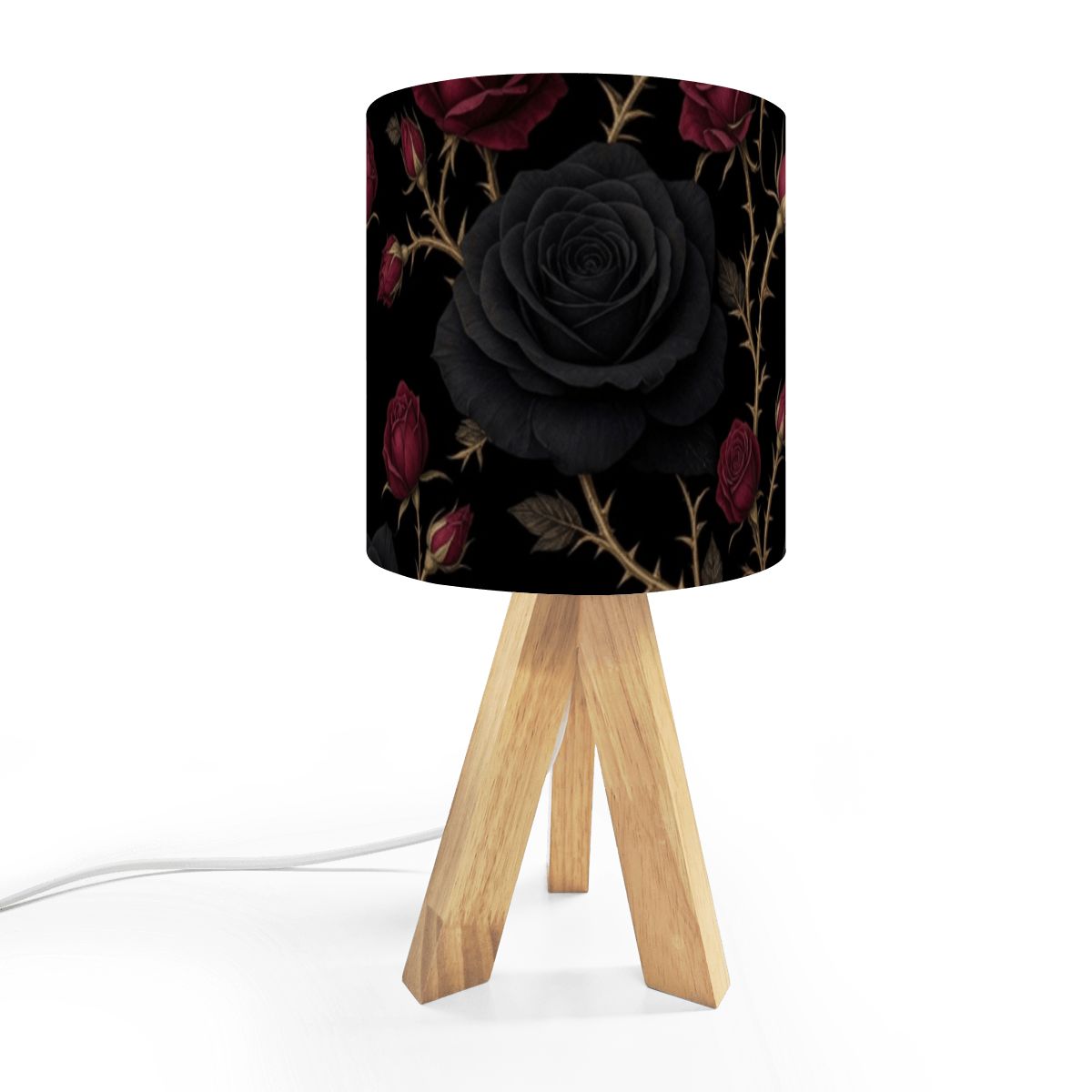 Noir Rose — Lampa stołowa na trójnogu
