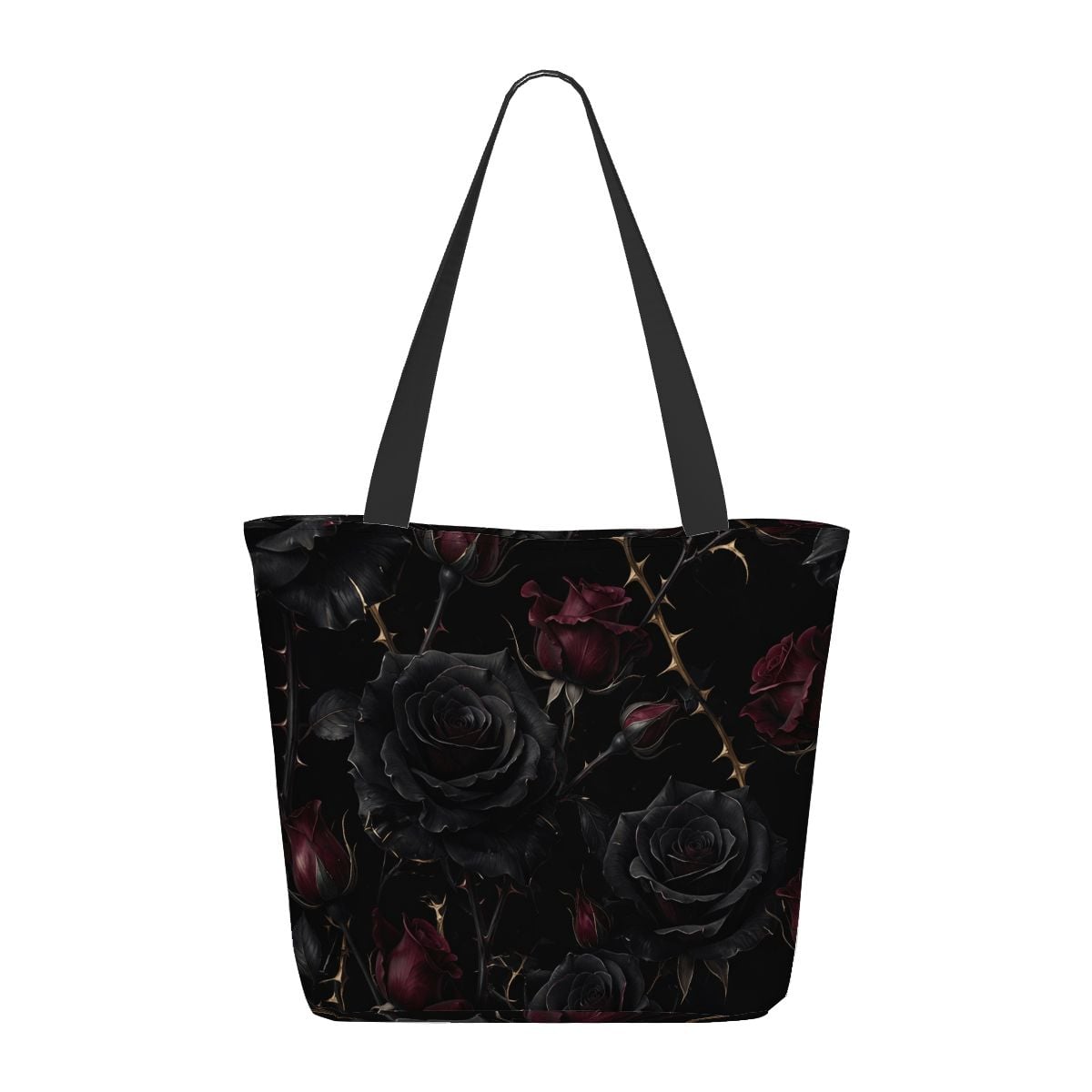 Women Shopping Bags (MultiSided Design) 09noirroseaopbezfald
