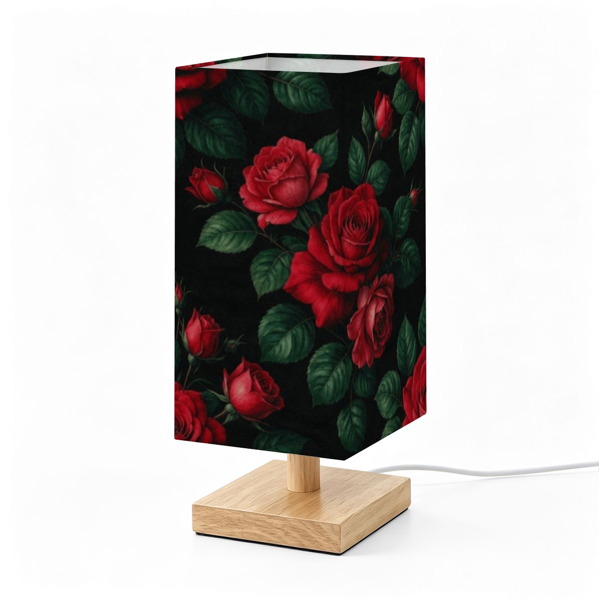 Large Square Table Lamp 37rozeczerwonev2aop