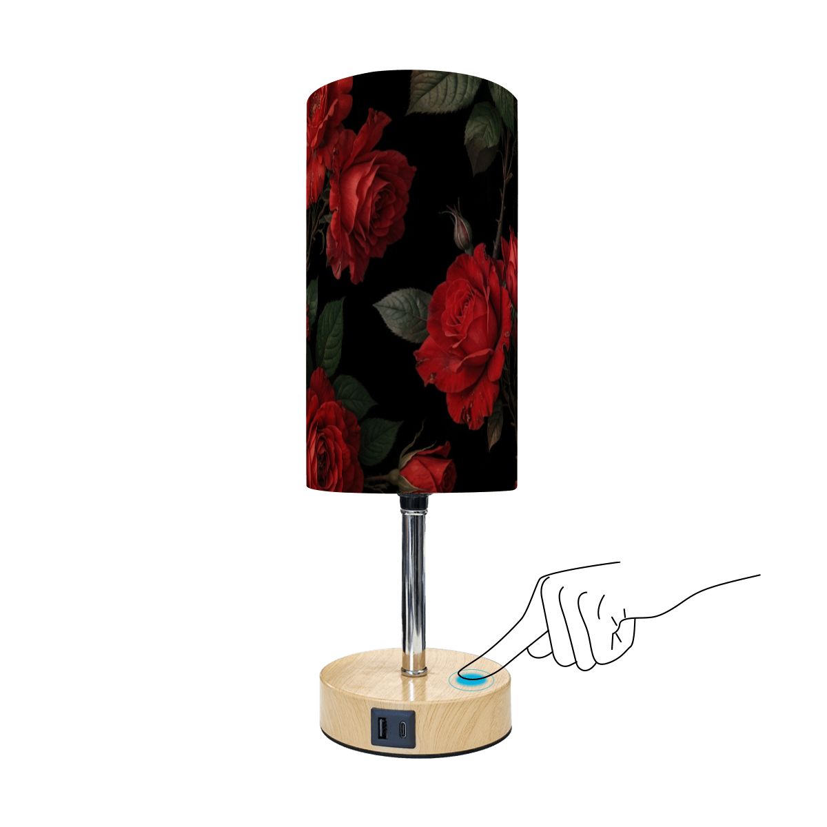 Roze Czerwone — Lampka nocna dotykowa