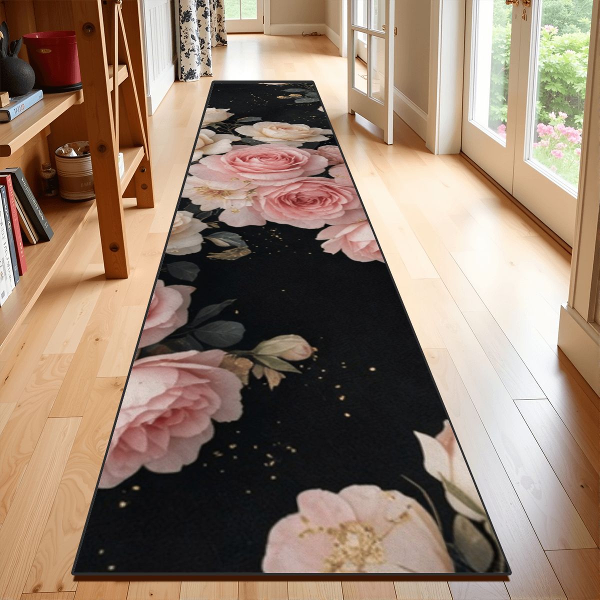 Runner Rug 24"x120" 27rozekaskadaaop