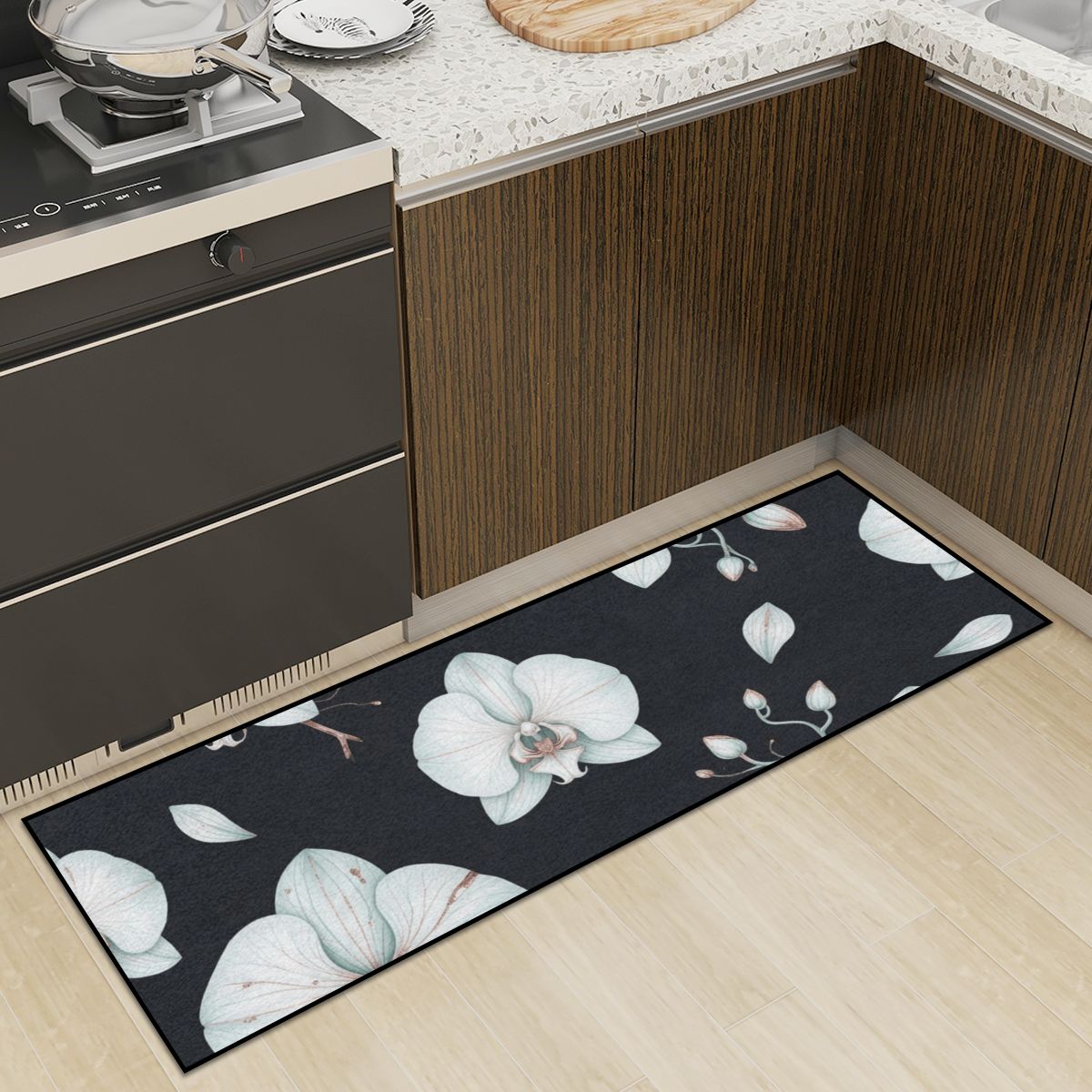 Orchidee Noc — Kitchen rug