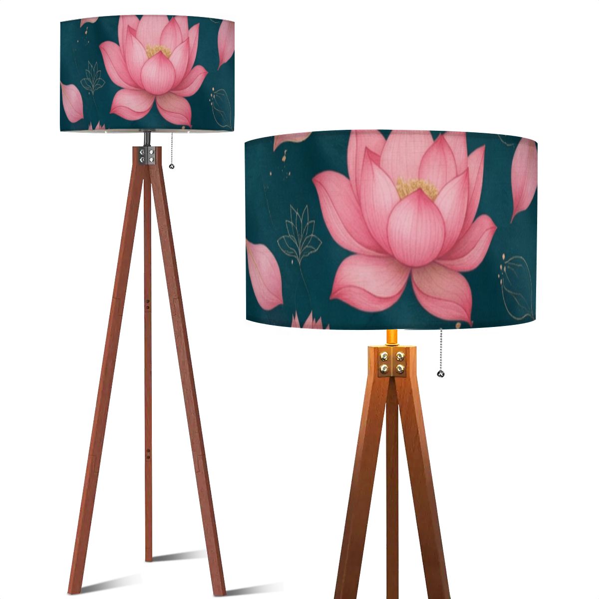 Lotosy — Lampa podłogowa na trójnogu