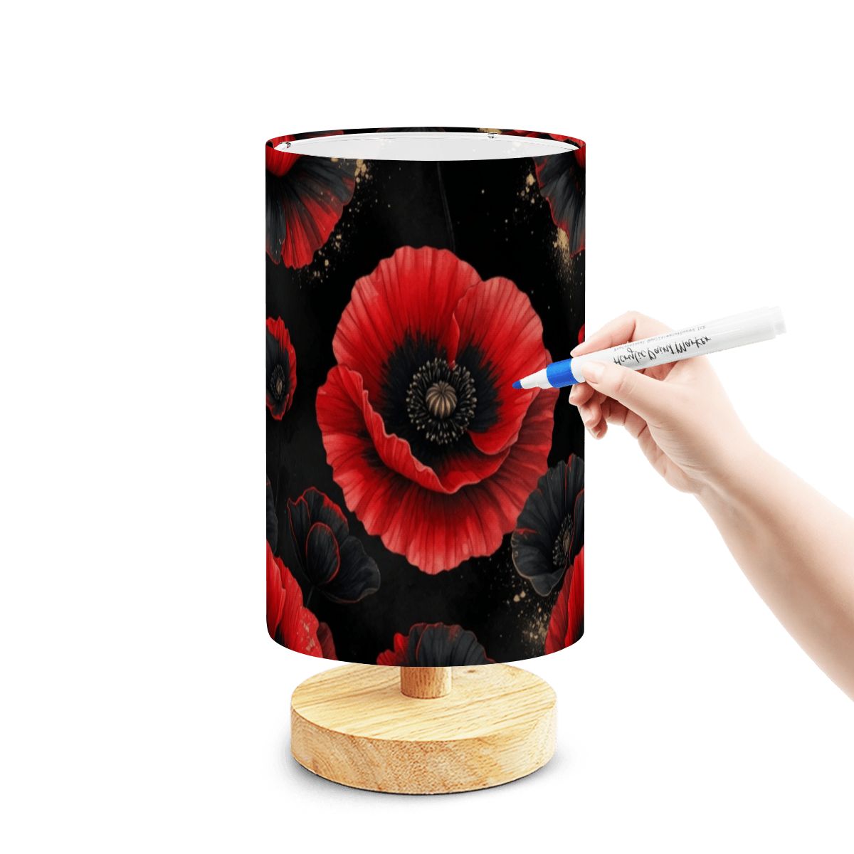 Maki Noir — Lampa stołowa do malowania