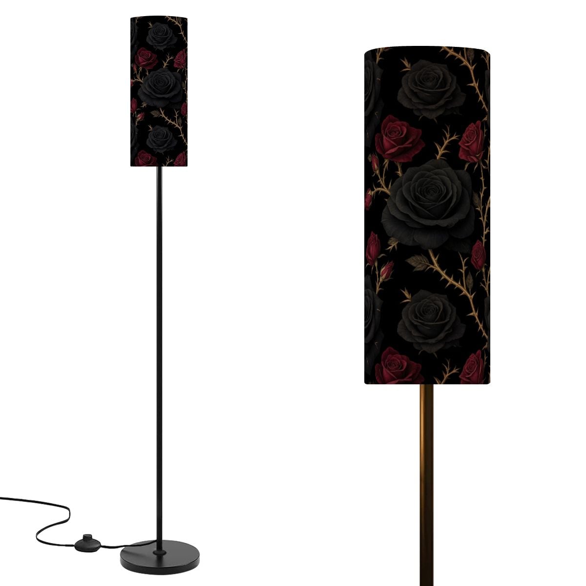 Floor Lamp Modern Standing Lamp 34noirrosev2aop