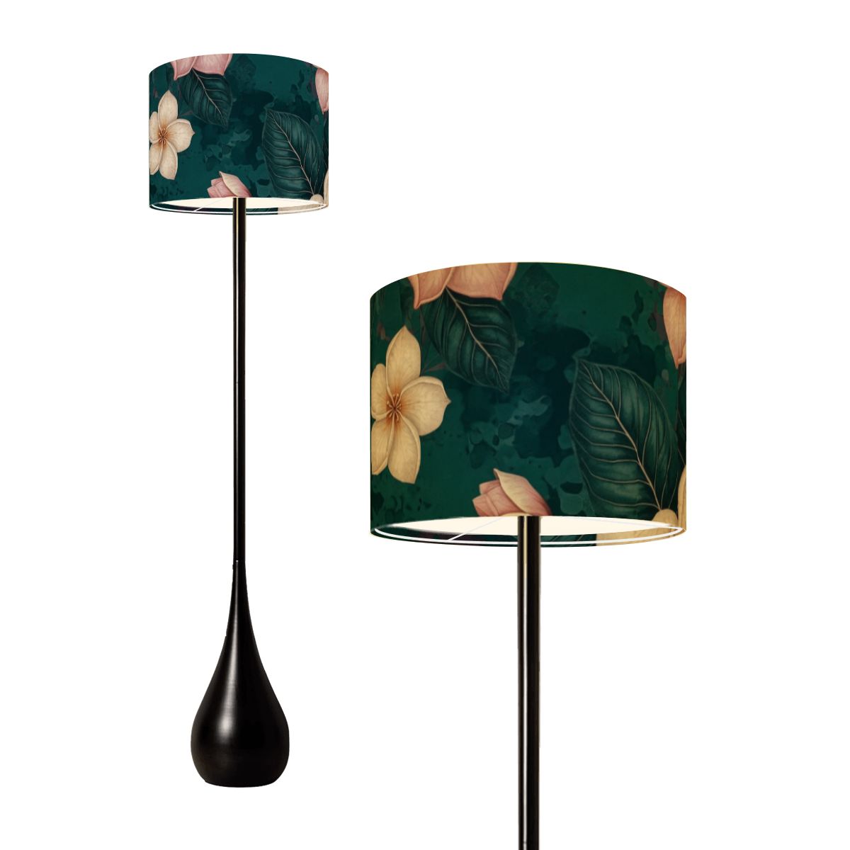 Teardrop Shaped Floor Lamp 10plumeriatropikaop