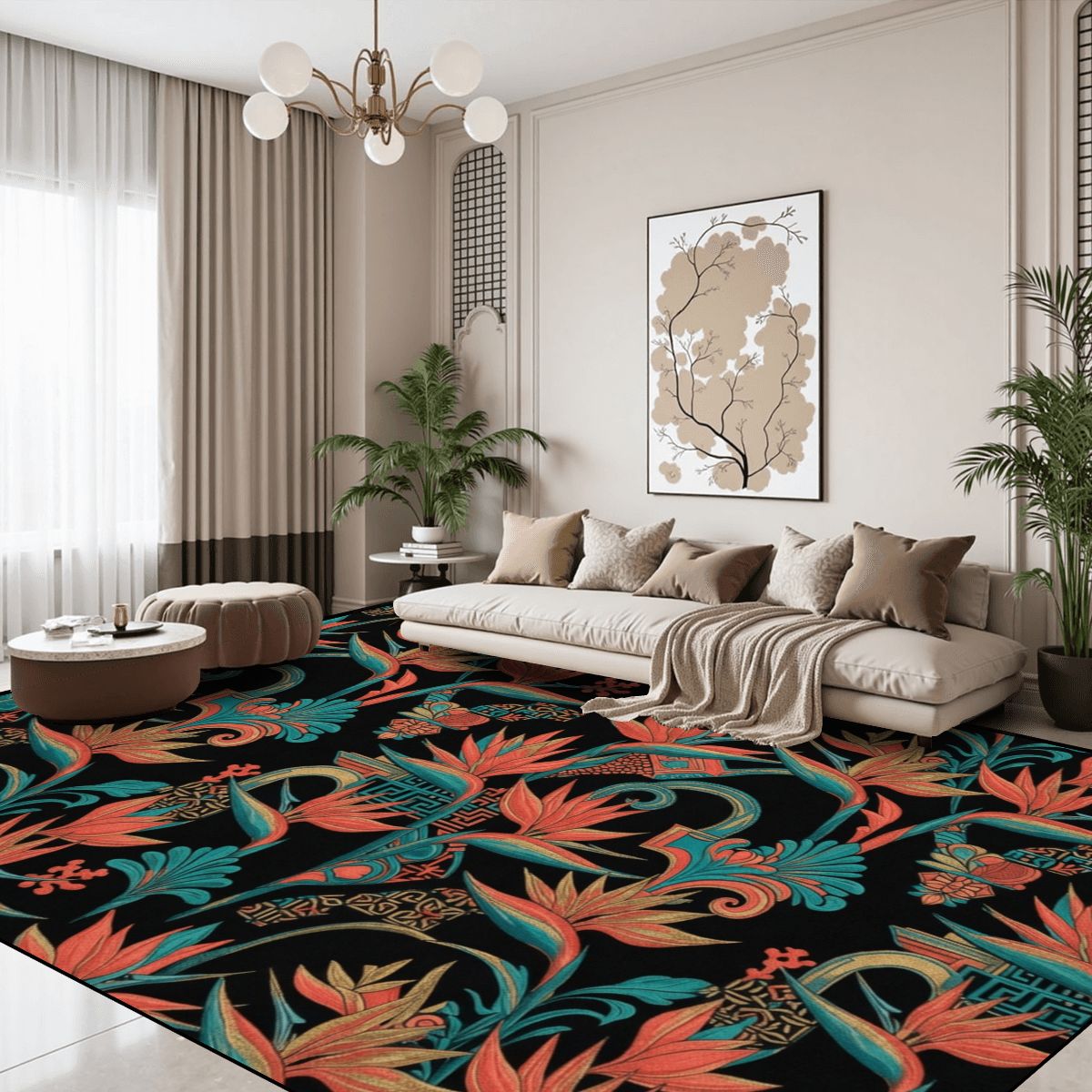 Large Area Rug Floor Carpet (7:5) 50rajskiptakv2aop