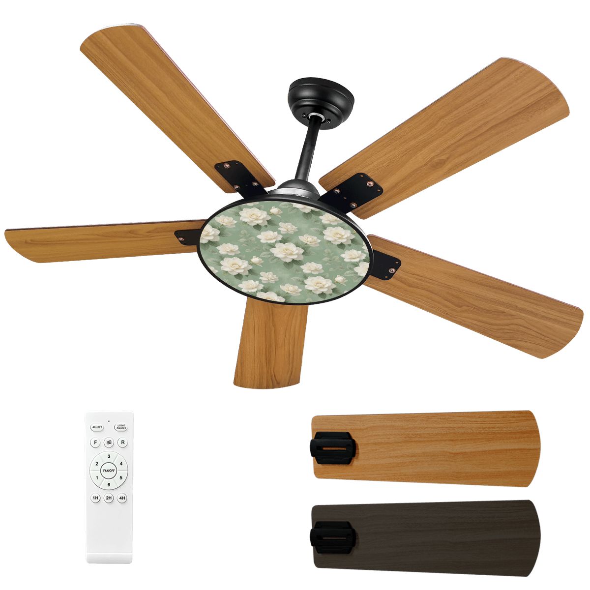 Ceiling Fan With Light 18gardeniesageaop