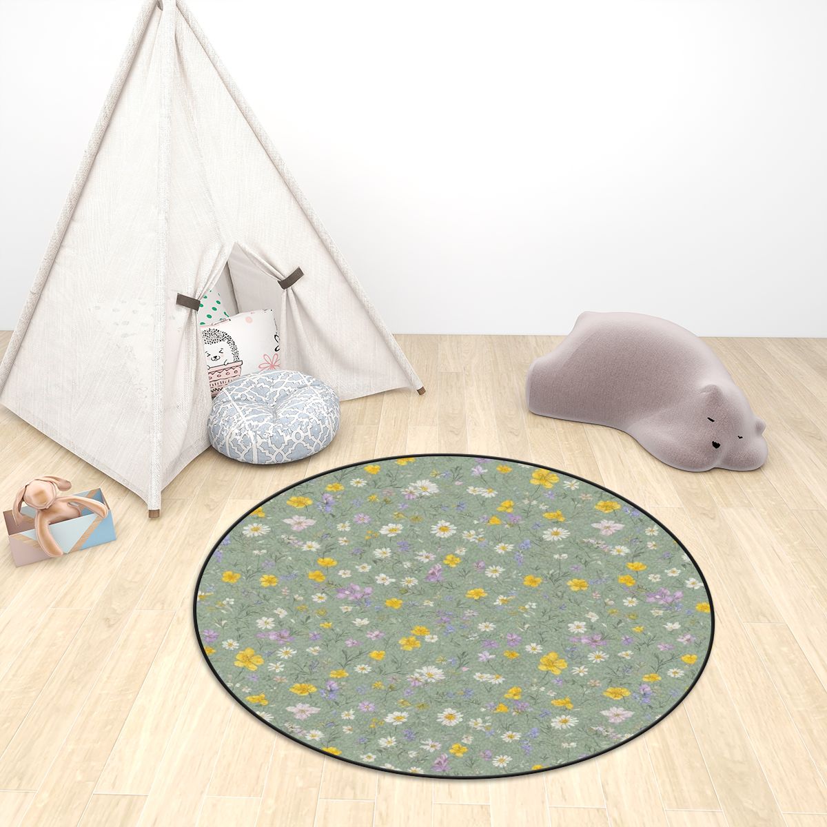 Multiple Sizes Plush Round Area Rug 24lackaszalwiaaop