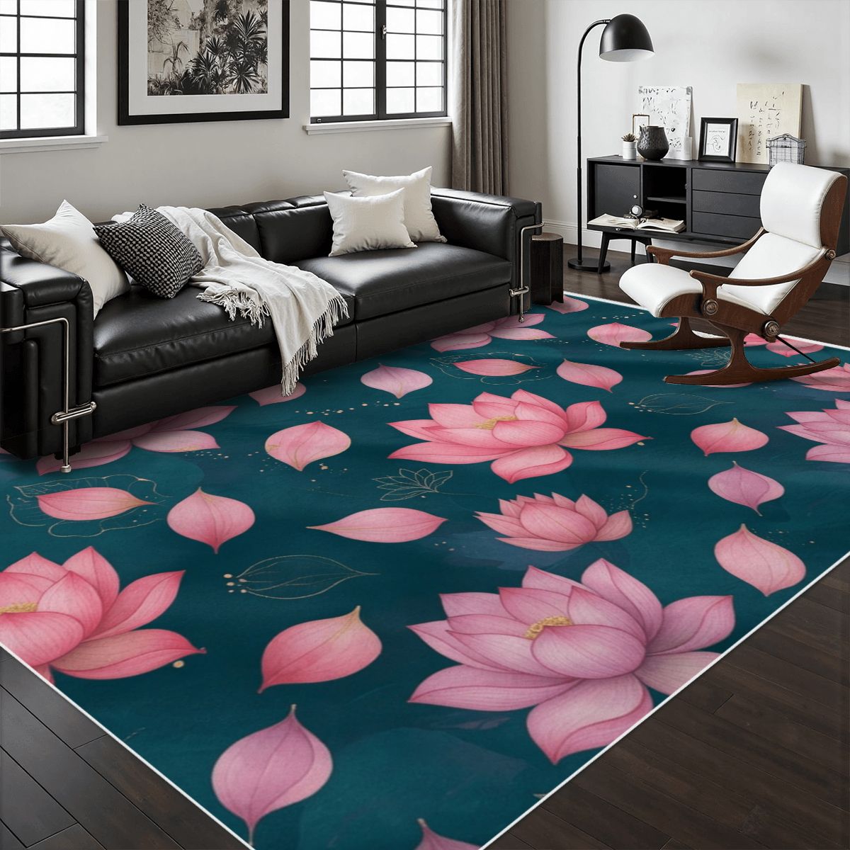 Lotosy — Rug with border