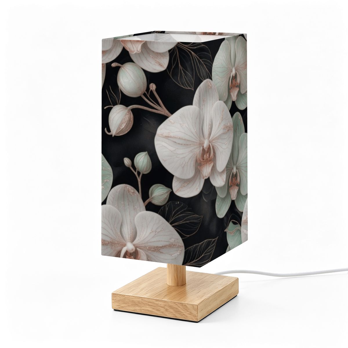 Orchidee Geste — Lampa stołowa kwadratowa