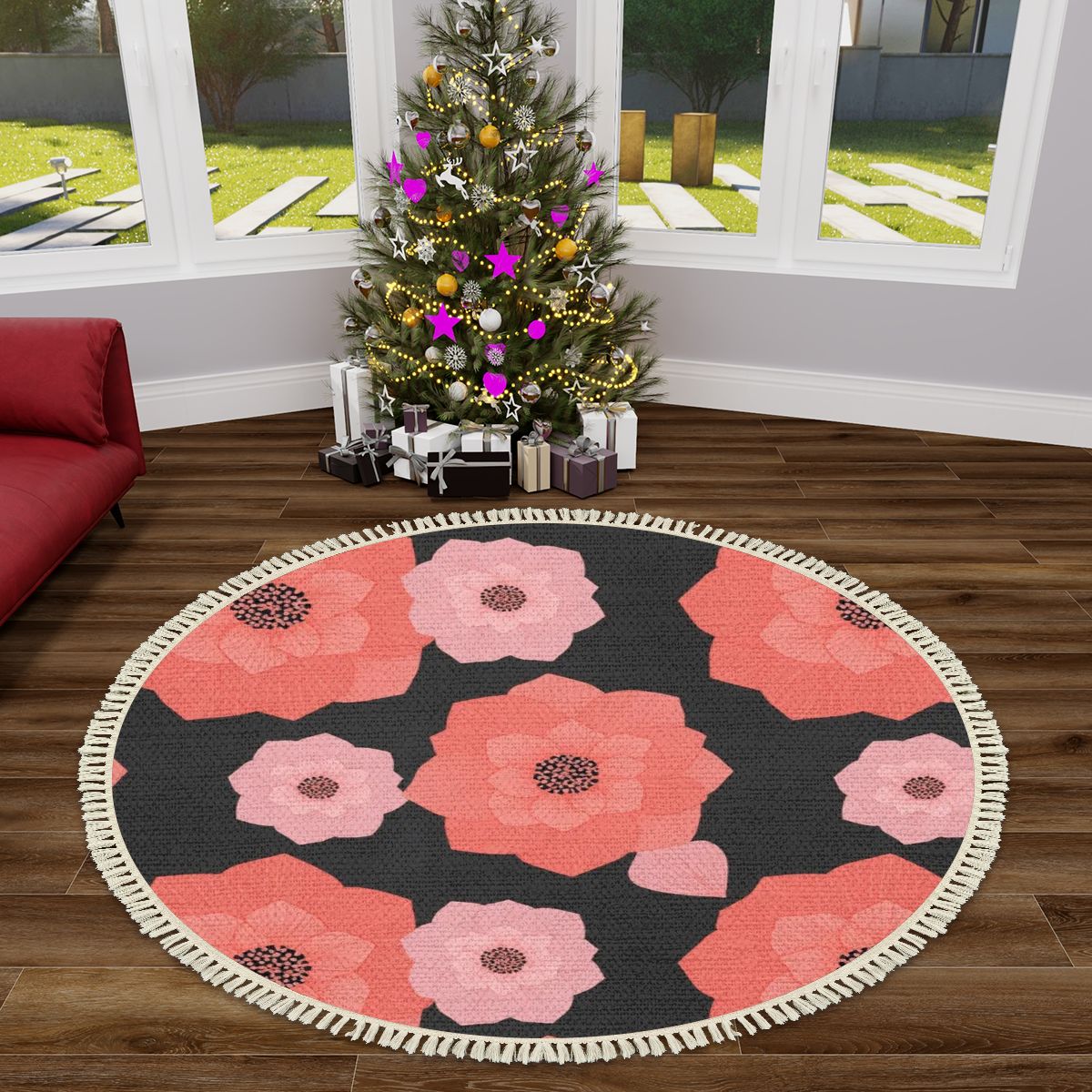 Camelia Koral — Round rug