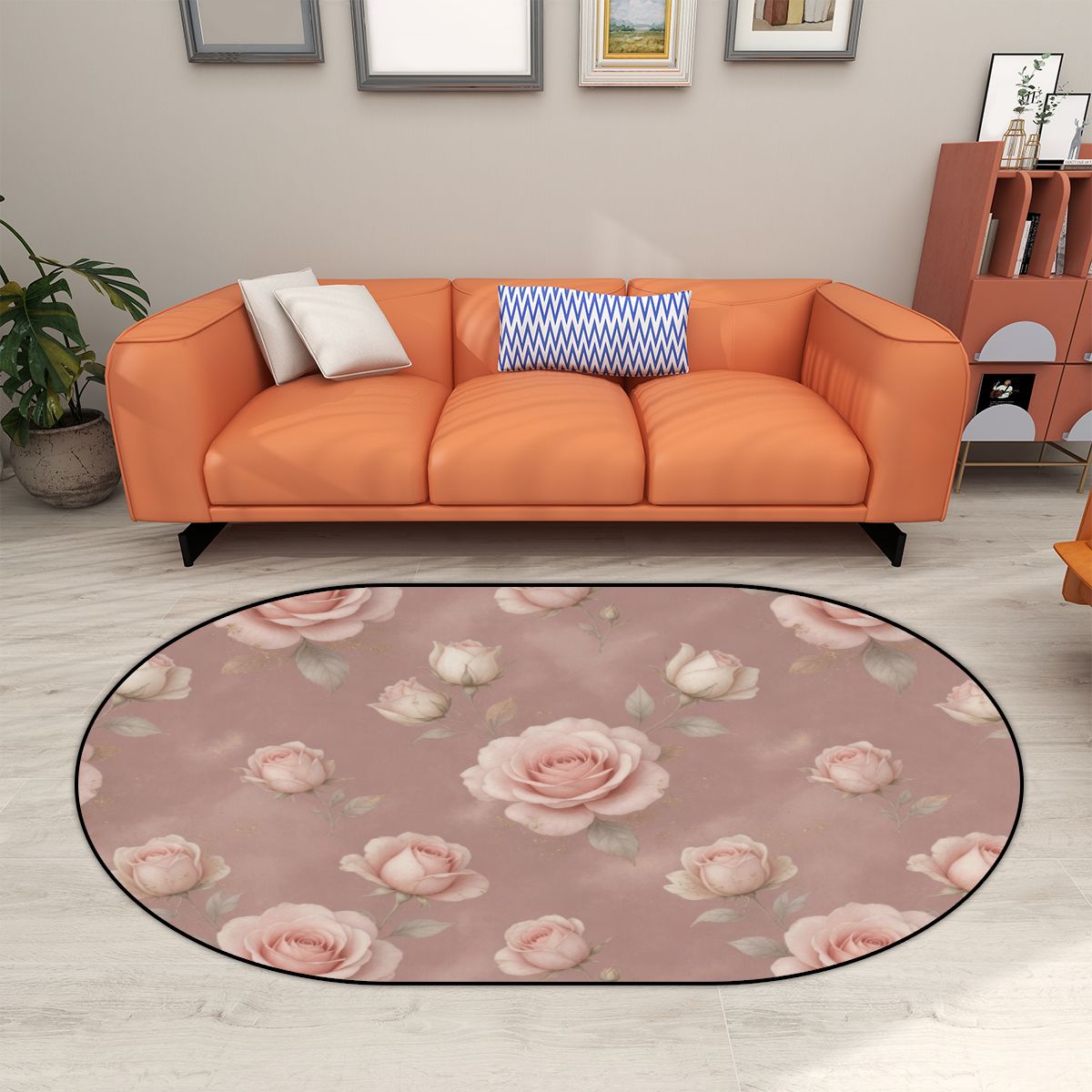Roze Blush — Round rug