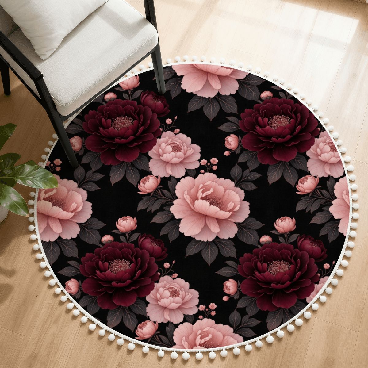 Peonie Garden — Round rug
