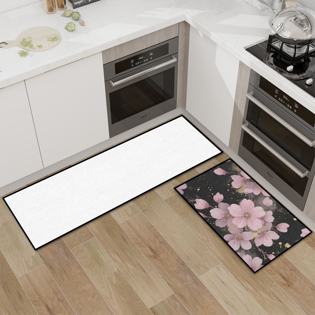 Sakura Gesta — Kitchen rug set
