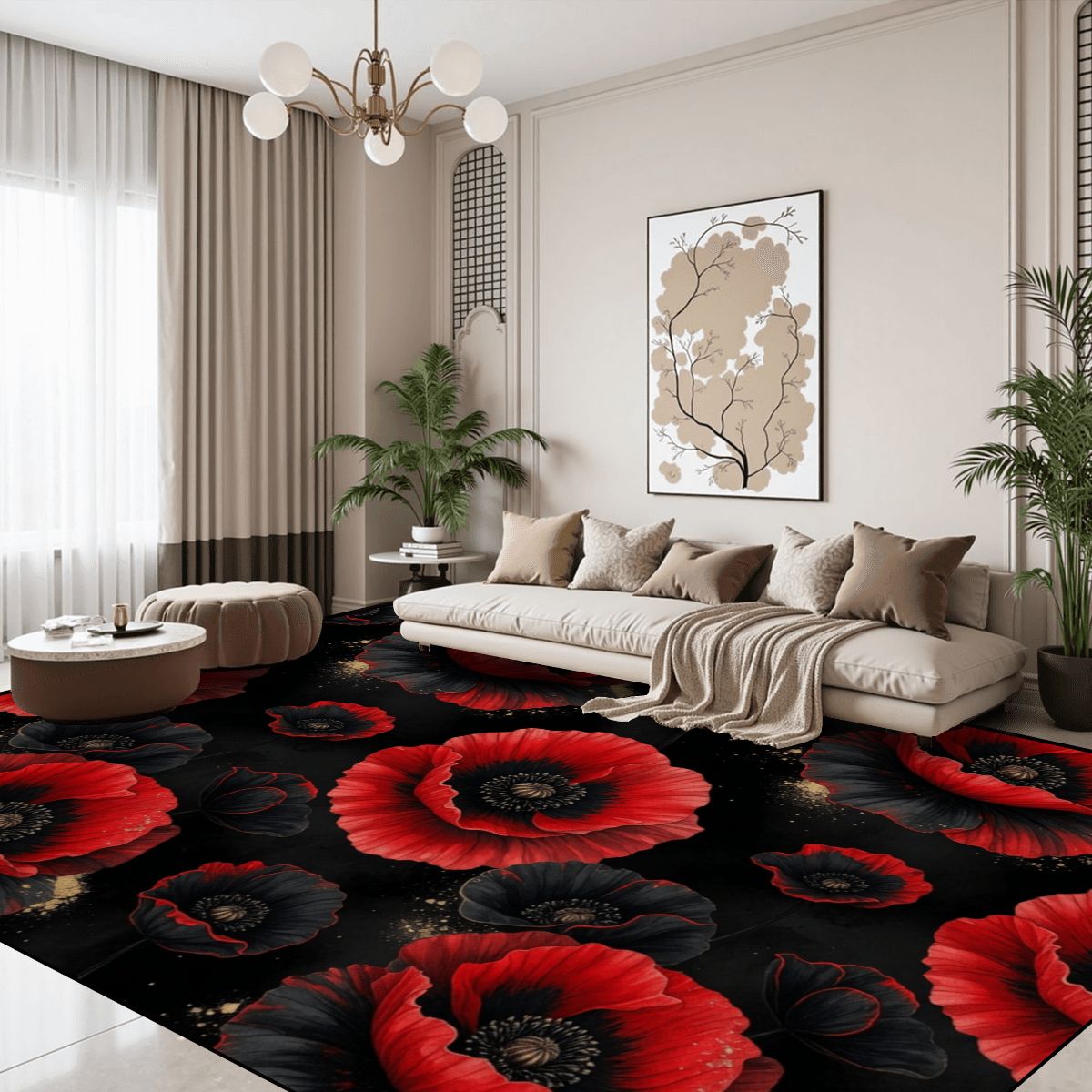 Large Area Rug Floor Carpet (7:5) 17makinoiraop