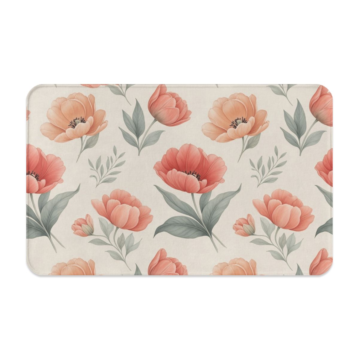 Tulipany Peach — Non-slip rug