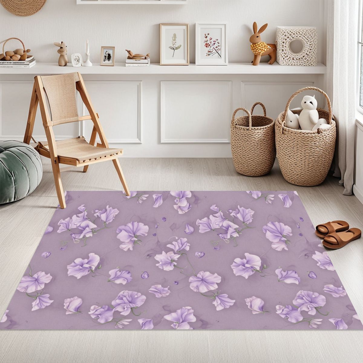 Area Rug without Tassels (3:5) 23groszeklawendaaop