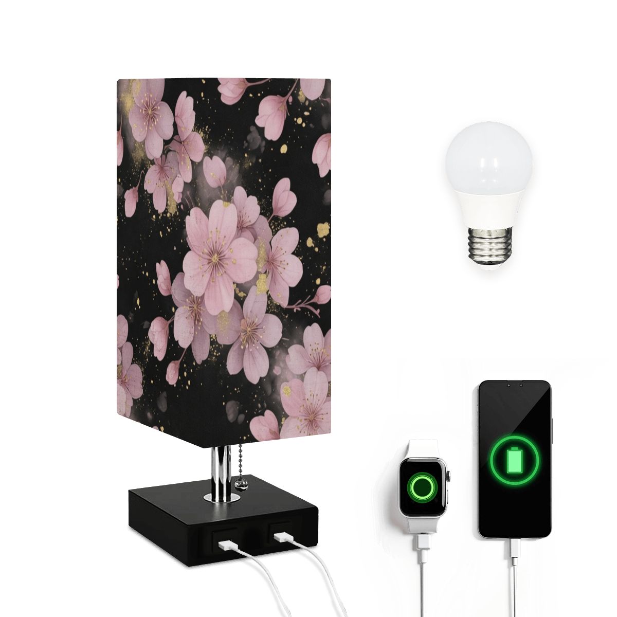 Sakura Gesta — Lampa stołowa kwadratowa