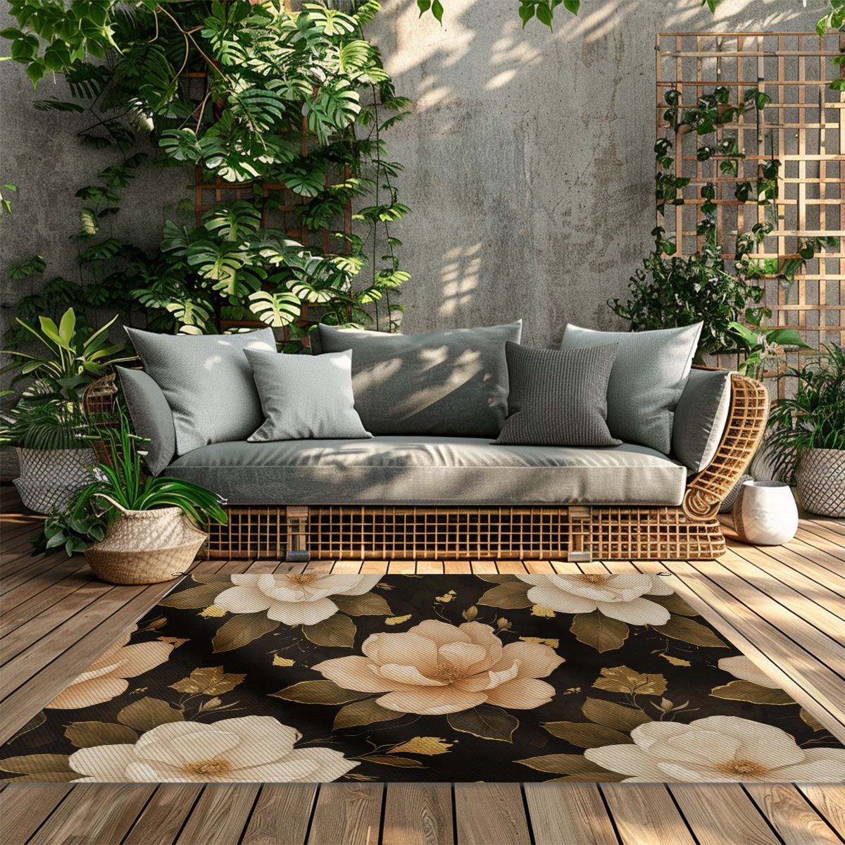 Outdoor Plastic Straw Rug 29magnolieluxeaop