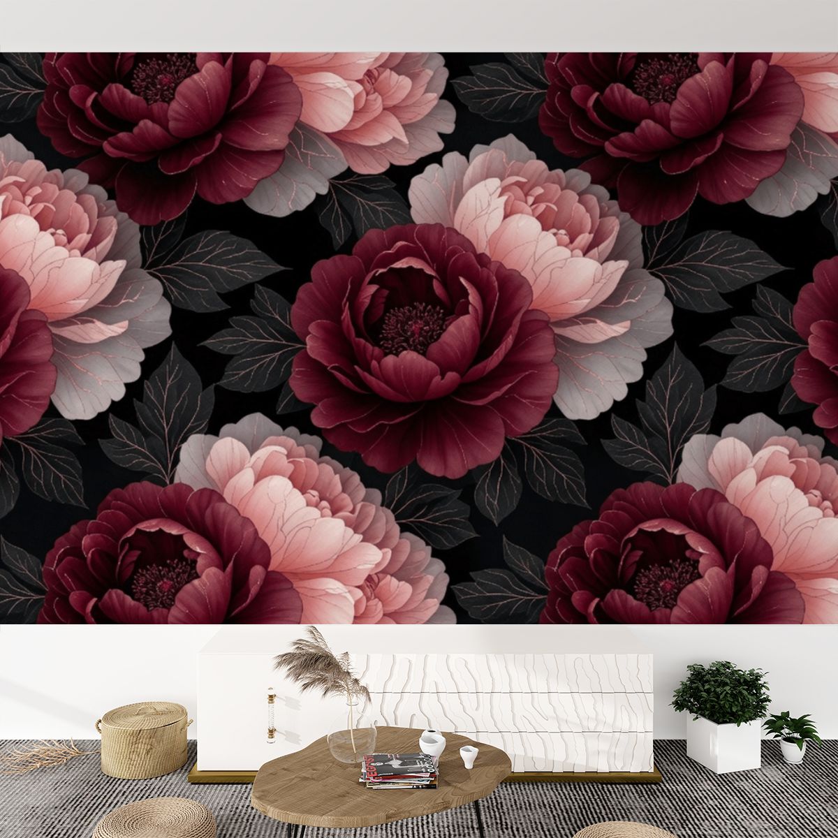 Self Adhesive Wallpaper 26peoniegardenv2aop
