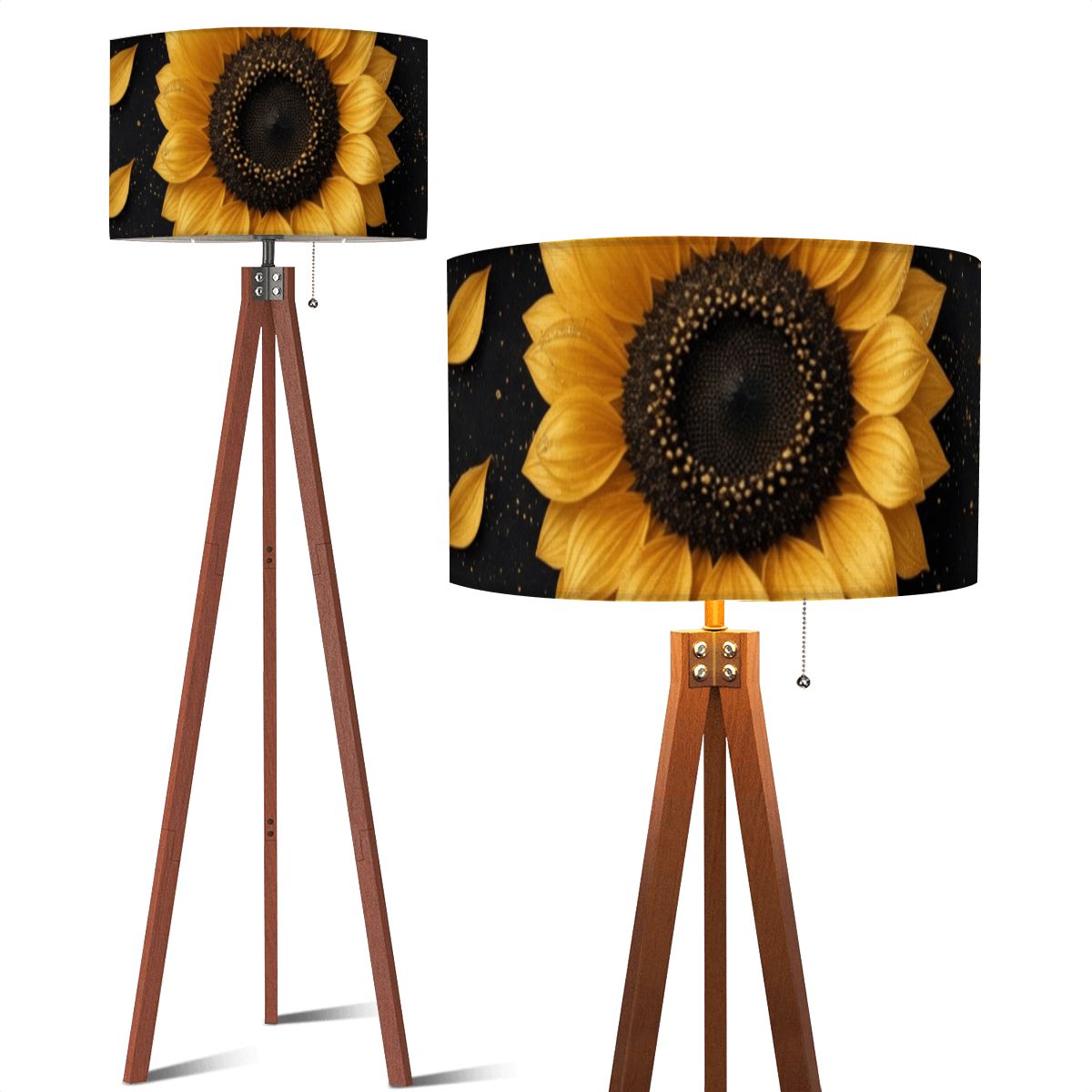 Tripod Floor Lamp 47slonecznikiv2aop