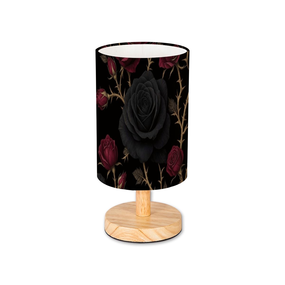 Cylindrical Table Lamp 34noirrosev2aop