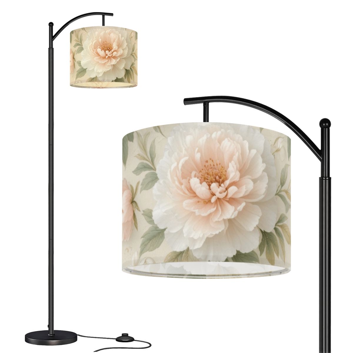 Arc Floor Lamp 11peoniebialaaop