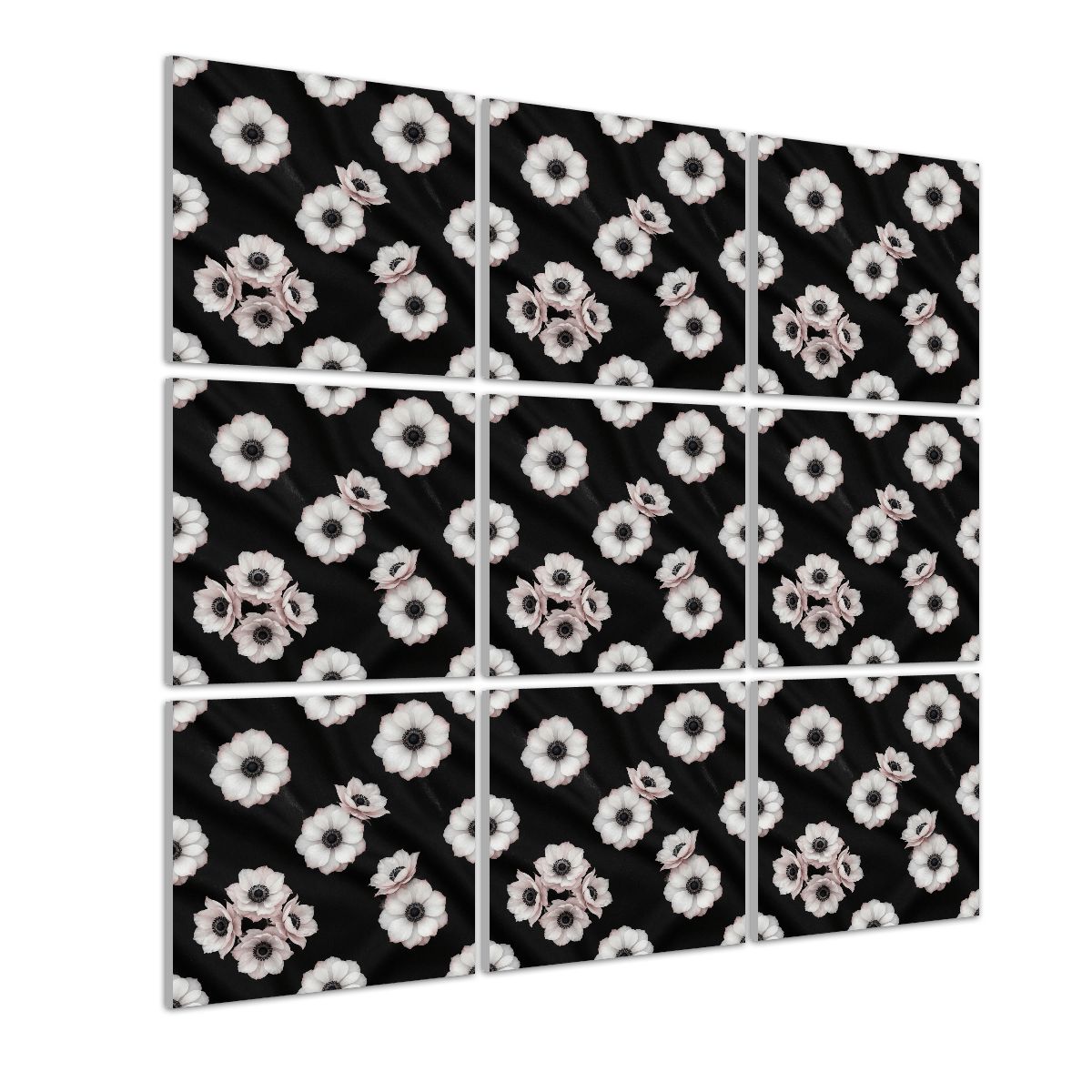 Sound Absorbing Wall Art 9 pcs 46anemonyv2aop