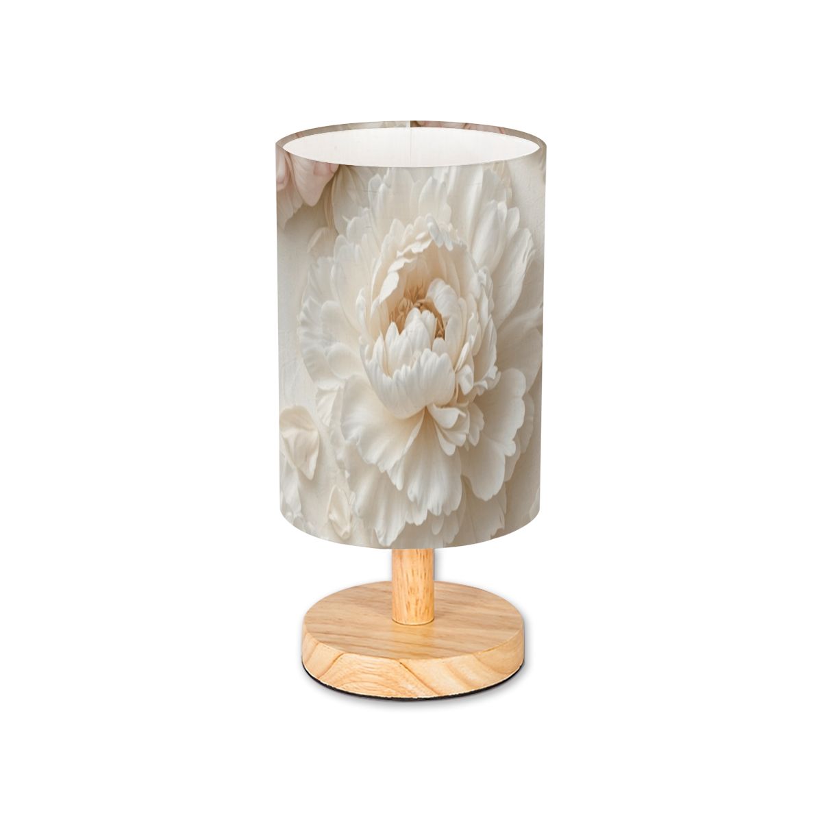 Cylindrical Table Lamp 36peoniebialav2aop
