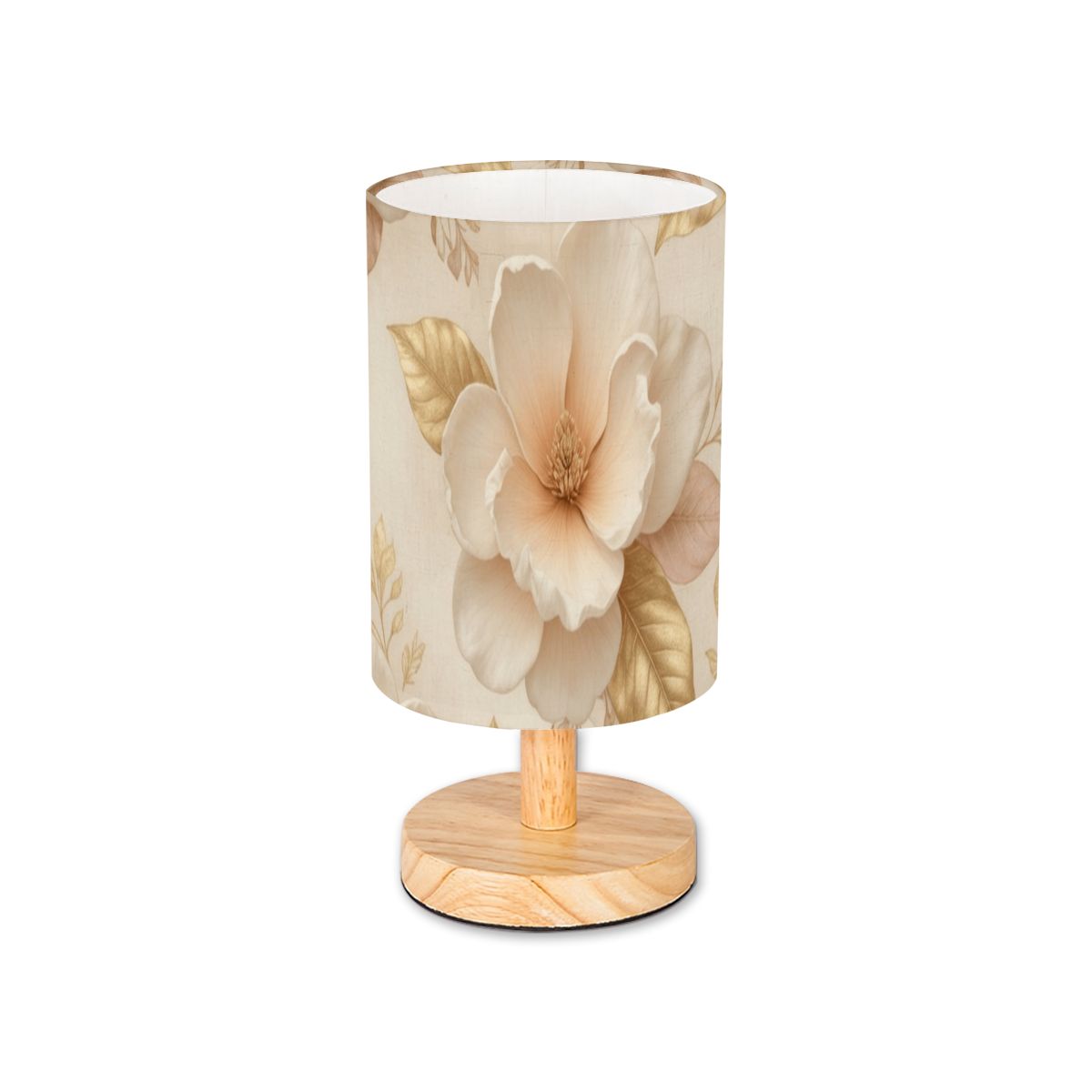 Cylindrical Table Lamp 04magnoliechampagneaop